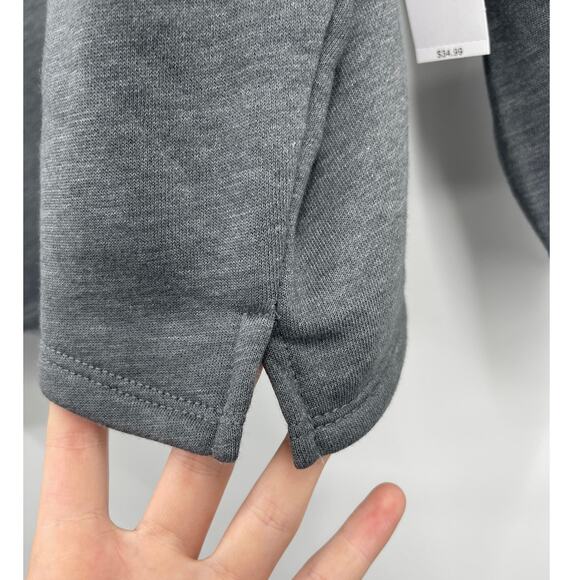 Old Navy Gray Relaxed Fit Long Sleeve Sweatshirt Sweater Pocket XL Tall NEW - Picture 8 of 10